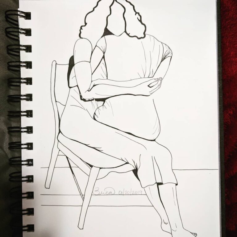 The Chair Person drawing by Captain Erica