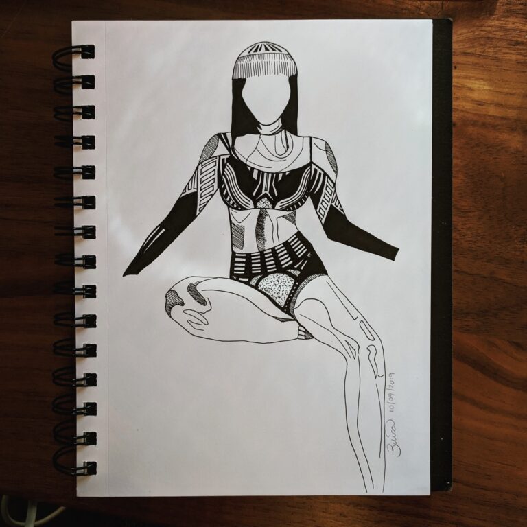 A Queen drawing by Captain Erica